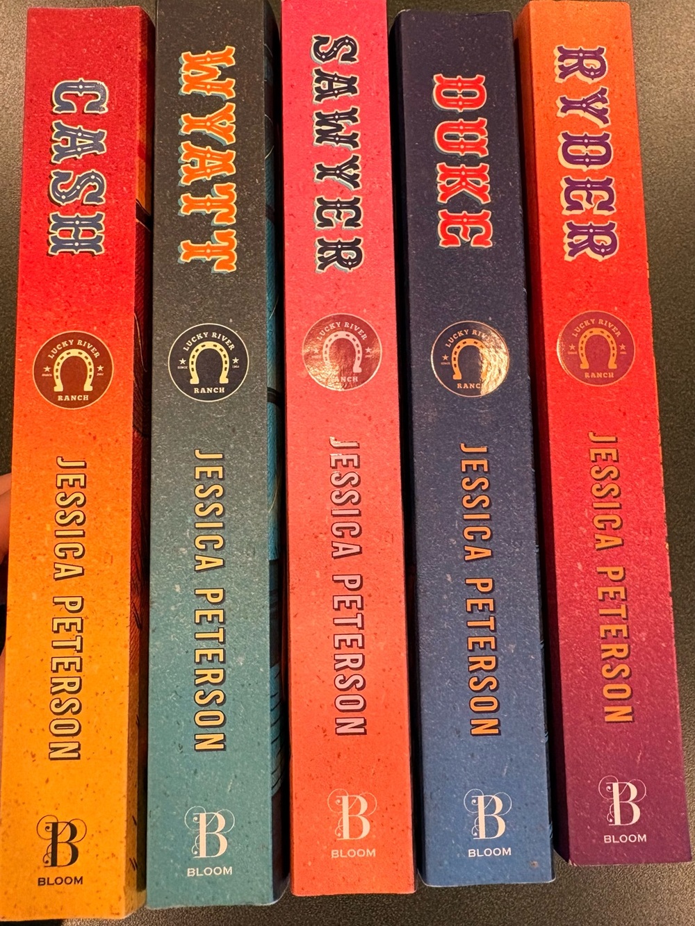 Lucky River Ranch Series- Jessica Peterson 5 book set